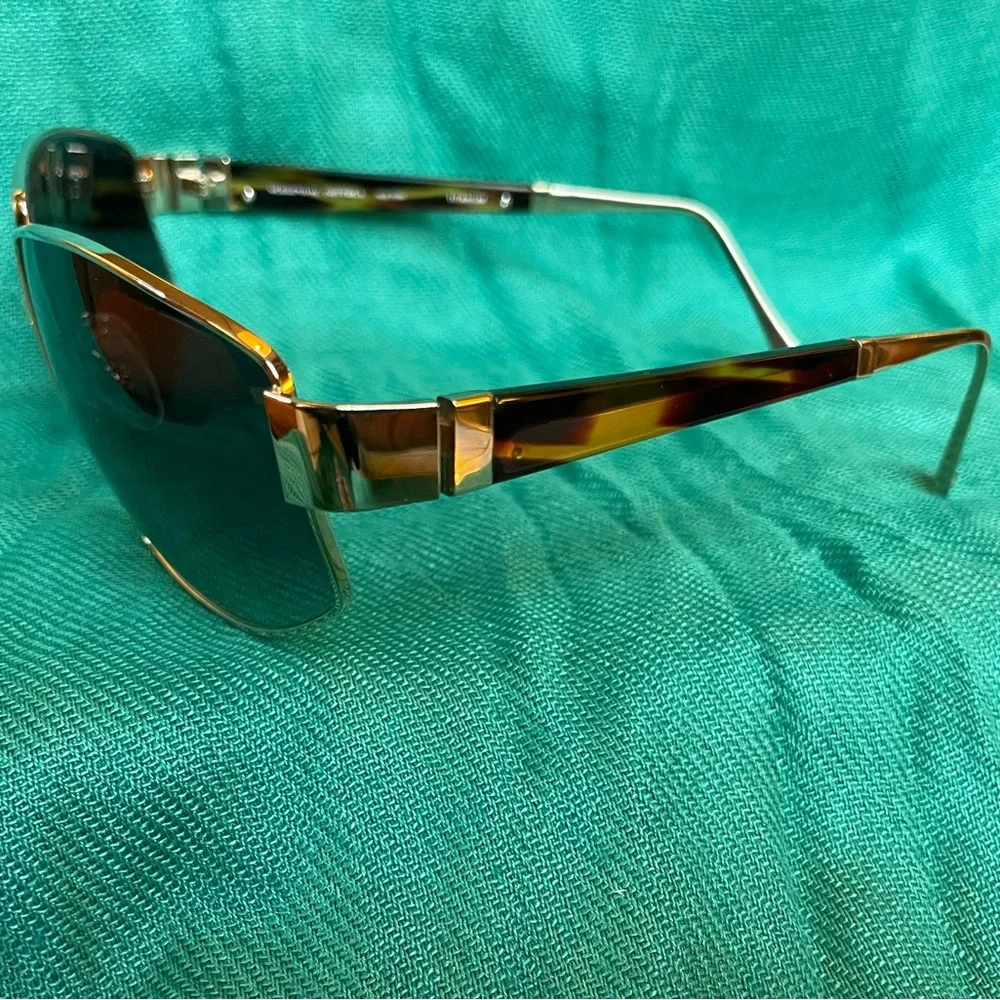 MORGENTHAL FREDERICS Supernova 539 Aviators Titanium Gold Tortoise Shell NEW